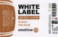 Brouwerij Emelisse, White Label Decadence Belize Rum BA