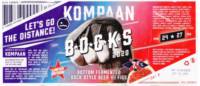 Kompaan Dutch Craft Beer Company, Bocks 2020 Kompaan Dutch Craft Beer Company, Bocks 2020