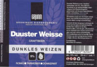 Groningse Bierbrouwerij, Grunn Duuster Weisse Dunkles Weizen