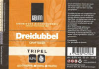 Groningse Bierbrouwerij, Grunn Dreidubbel Tripel