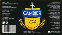 Brouwerij De Kroon Op Leeuwarden, Cambier Oproerbier Zwaar Blond