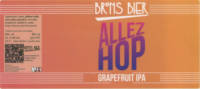Brons Bier, Allez Hop Grapefruit IPA Brons Bier, Allez Hop Grapefruit IPA