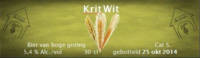 Micro Brouwerij De Graas, Krit Wit