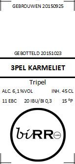 Amateurs, 3pel Karmeliet