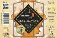 Brouwerij d'n Drul, Hofs Blondje Blond Bier
