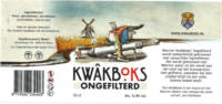 Kwâkboks, Kwâkboks Ongefilterd