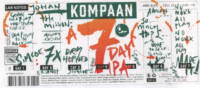 Kompaan Dutch Craft Beer Company, 7 Day IPA Kompaan Dutch Craft Beer Company, 7 Day IPA