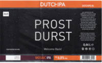 Brouwerij Dockum, Dutch IPA Prost Durst