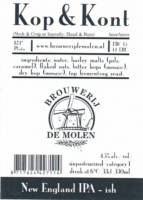 Brouwerij De Molen, Kop & Kont New England IPA-ish