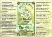 Dorpsbrouwerij De Maar, Jabeeks Blond