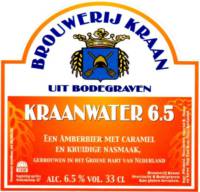 Brouwerij Kraan (Bodegraven), Kraanwater 6.5