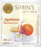 Simin’s Craft Beer, Apelsinus Simin’s Craft Beer, Apelsinus
