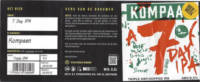 Kompaan Dutch Craft Beer Company, 7 Day IPA