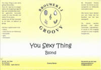 Groovy Bieren, You Sexy Thing Blond