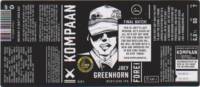 Kompaan Dutch Craft Beer Company, Joey Greenhorn Kompaan Dutch Craft Beer Company, Joey Greenhorn