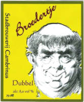 Stadsbrouwerij Cambrinus , Broedertje Dubbel Stadsbrouwerij Cambrinus , Broedertje Dubbel