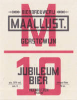 Bierbrouwerij Maallust, Jubileumbier Gerstewijn M 10