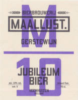 Bierbrouwerij Maallust, Jubileumbier Gerstewijn M 10