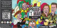 Buitenlandse bieren voor Nederlandse markt (etiket Nederlandse plaatsnaam), Pruuf  'T Mar Blond