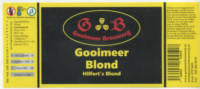 Gooimeer Brouwerij, Gooimeer Blond Gooimeer Brouwerij, Gooimeer Blond