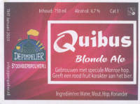 Stoombierbrouwerij De Pimpelier, Quibus