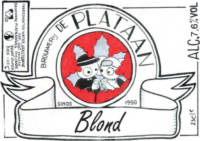 Brouwerij De Plataan, Blond Brouwerij De Plataan, Blond