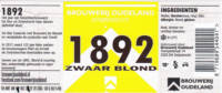 Brouwerij Oudeland, 1892 Zwaar Blond