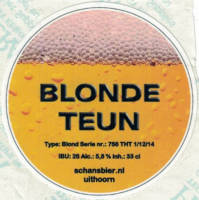 Bierbrouwerij De Schans, Blonde Teun