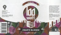 100 Watt Brewery, Zwarte Bliksem Black IPA