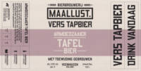 Bierbrouwerij Maallust, Armoedzaaier Tafel Bier