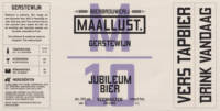 Bierbrouwerij Maallust, Jubileumbier Gerstewijn M 10