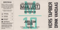 Bierbrouwerij Maallust, Jubileumbier Gerstewijn M 10