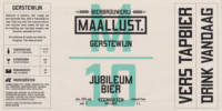 Bierbrouwerij Maallust, Jubileumbier Gerstewijn M 10