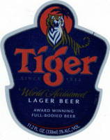 Heineken, Tiger Lager Beer