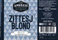 Ambrass Bierbrouwerij, Zittesj Blond