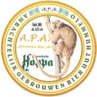 Brouwerij De Witte Buizerd, Hummelsche Hoppa A.P.A. Brouwerij De Witte Buizerd, Hummelsche Hoppa A.P.A.