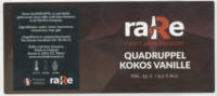 RaRe Craft Beer Brewery, Quadruppel Kokos Vanille RaRe Craft Beer Brewery, Quadruppel Kokos Vanille