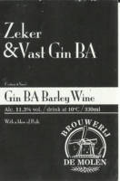 Brouwerij De Molen, Zeker & Vast Gin BA