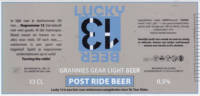Bierbrouwerij De Leckere, Lucky 13 Beer Light Beer Bierbrouwerij De Leckere, Lucky 13 Beer Light Beer