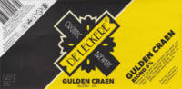 Bierbrouwerij De Leckere, Gulden Craen Blond Bierbrouwerij De Leckere, Gulden Craen Blond