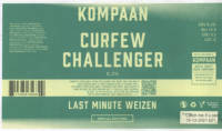 Kompaan Dutch Craft Beer Company, Curfew Challenger