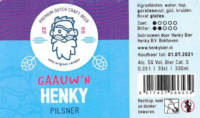 Henky, Gaauw'n Henky Pilsner