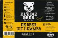 Kleine Beer Brouwerij, De Beer Uit Lemmer Blond Bier