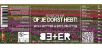 BE+ER, Of Je Dorst Hebt Session IPA