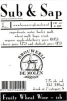 Brouwerij De Molen, Sub & Sap