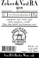 Brouwerij De Molen, Zeker & Vast BA gin