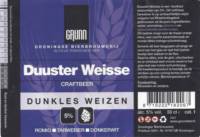 Groningse Bierbrouwerij, Grunn Duuster Weisse Dunkles Weizen