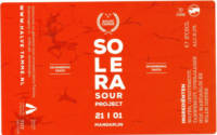 Brouwerij Halve Tamme, Solera Sour Project 21 | 01 Mandarijn