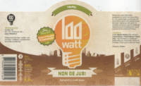 100 Watt Brewery, Non De Jus! Tripel