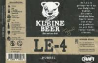 Kleine Beer Brouwerij, LE-4 Dubbel Kleine Beer Brouwerij, LE-4 Dubbel